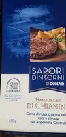 Mängden socker i Hamburger di chianina