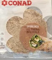 Mängden socker i Piadina integrale