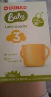 Mängden socker i Latte crescita baby