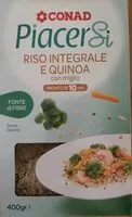 Mängden socker i PiacerSì, Riso integrale e Quinoa