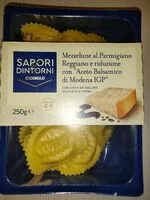 Mängden socker i Mezzelune al Parmigiano Reggiano
