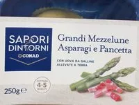 Mängden socker i Mezzelune asparagi e pancetta