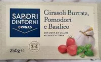Mängden socker i Girasoli burrata pomodori e basilico