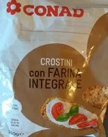 Mängden socker i Crostini con farina integrale