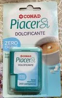 Mängden socker i Dolcificante