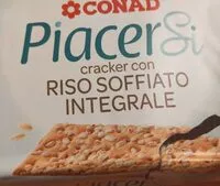 Mängden socker i Cracker con riso soffiato integrale