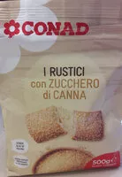 Mängden socker i I RUSTICI con zucchero di canna