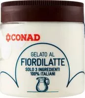 Mängden socker i Gelato al fiordilatte