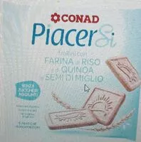 Mängden socker i Frollini farina di riso semi di quinoa e miglio