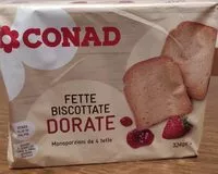 Mängden socker i Fette biscottate dorate