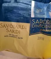 Mängden socker i Savoiardi sardi