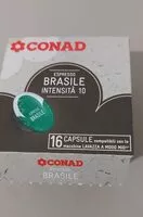 Mängden socker i Espresso Brasile intensità 10