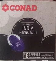 Mängden socker i Capsule conad compatibili “lavazza a modo mio” INDIA