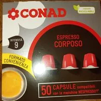 Mängden socker i Espresso Corposo Capsule