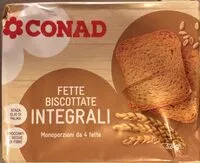 Mängden socker i Fette biscottate integrali