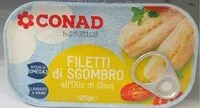 Mängden socker i Filetti di Sgombro all’Olio di Oliva