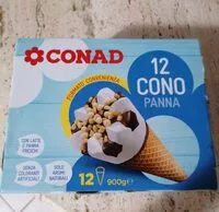 Mängden socker i Cono Panna Conad