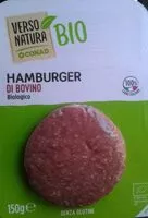 Mängden socker i Hamburger di bovino