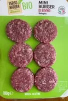 Mängden socker i Mini burger di bovino biologico