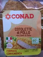 Mängden socker i Cotolette di pollo