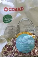 Mängden socker i Julienne di pan di zucchero e radicchio rosso