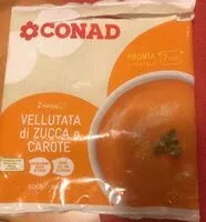Mängden socker i Vellutata di zucca e carote