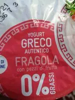 Mängden socker i Yogurt Greco Fragola con pezzi di frutta