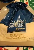 Mängden socker i Mozzarella fior di latte