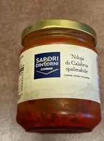 Mängden socker i 'Nduja di Calabria spalmabile