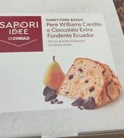 Mängden socker i Panettone Pere Williams candite e cioccolato