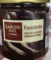 Mängden socker i Crema spalmabile fondente