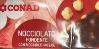 Mängden socker i Nocciolato fondente con nocciole intere