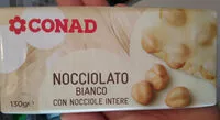 Mängden socker i Cioccolata bianca con nocciole intere
