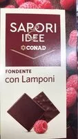 Mängden socker i Cioccolato fondente con lamponi