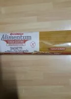 Mängden socker i alimentum senza glutine spaghetti con mais e riso integrale