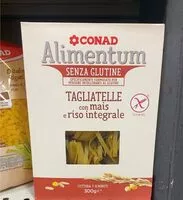 Mängden socker i Tagliatelle con mais e riso integrale