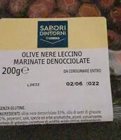 Mängden socker i Olive nere marinate denocciolate