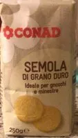 Mängden socker i Semola di grano duro