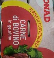 Mängden socker i Carne di bovino