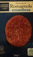 Mängden socker i Hamburger di Romagnola