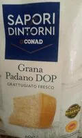 Mängden socker i Grana padano DOC
