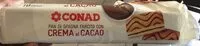 Mängden socker i Pan di spagna farcito com crema al cacao