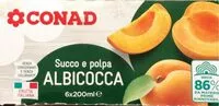 Mängden socker i Succo e polpa albicocca