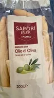 Mängden socker i Grissini con olio di oliva