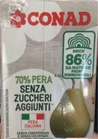 Mängden socker i Pera senza zuccheri aggiunti
