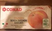 Mängden socker i Succa alla pesca sensa zuccheri aggiunti