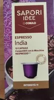 Mängden socker i Espresso India