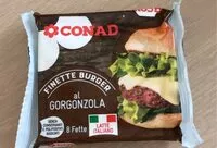 Mängden socker i Finette burger al gorgonzola