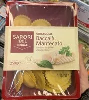 Mängden socker i Girasoli al baccalà mantecato