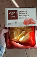 Mängden socker i Mezzelune al salmone norvegese